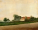 Maison et paysage hollandais 40x50cm - Claude Océga